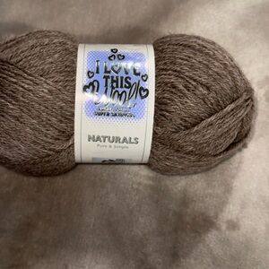 I Love This Wool! Naturals, Color 20/Umber, 100% Wool